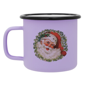 Santa Claus, Κούπα Μεταλλική εμαγιέ ΜΑΤ Light Pastel Purple 360ml