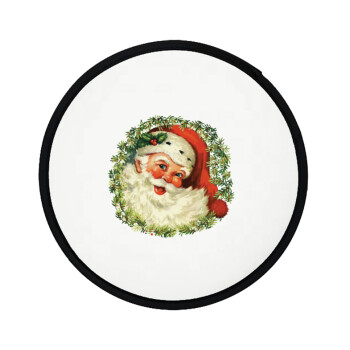 Santa Claus, Βεντάλια υφασμάτινη αναδιπλούμενη με θήκη (20cm)