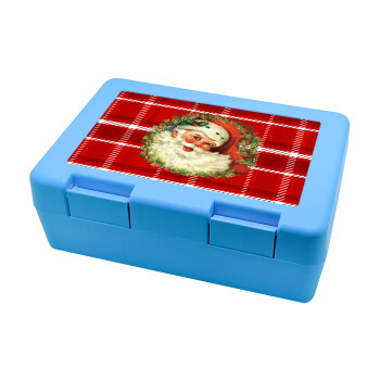Santa Claus, Children's cookie container LIGHT BLUE 185x128x65mm (BPA free plastic)