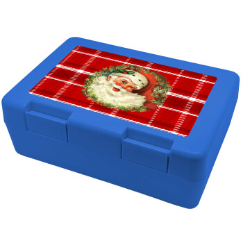 Santa Claus, Children's cookie container BLUE 185x128x65mm (BPA free plastic)
