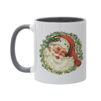 Santa Claus, Mug colored grey, ceramic, 330ml