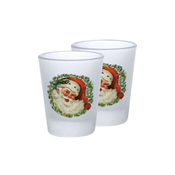 Santa Claus, Σφηνοπότηρα γυάλινα 45ml του πάγου (2 τεμάχια)