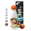 Bascetball Metal mug thermos, double wall, 550ml