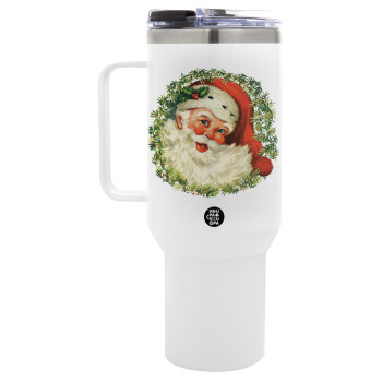Santa Claus, Mega Stainless steel Tumbler with lid, double wall 1,2L