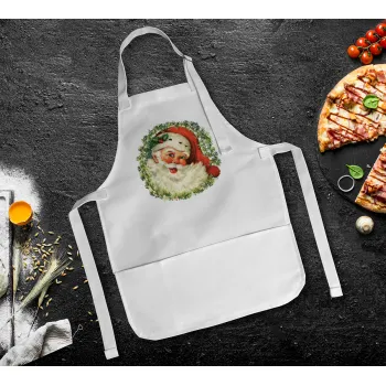 Santa Claus, Ποδιά Σεφ Ολόσωμη Παιδική (με ρυθμιστικά και 2 τσέπες)