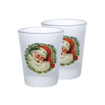 Santa Claus, Σφηνοπότηρα γυάλινα 45ml του πάγου (2 τεμάχια)