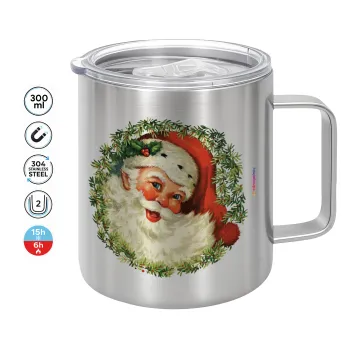 Santa Claus, Mug Stainless steel double wall 300ml