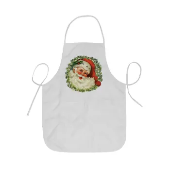 Santa Claus, Ποδιά Σεφ ολόσωμη κοντή  Παιδική (44x62cm)