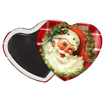 Santa Claus, Μαγνητάκι καρδιά (57x52mm)