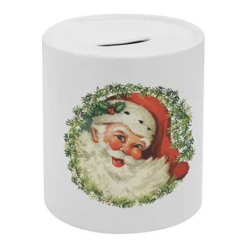 Santa Claus, Κουμπαράς πορσελάνης με τάπα