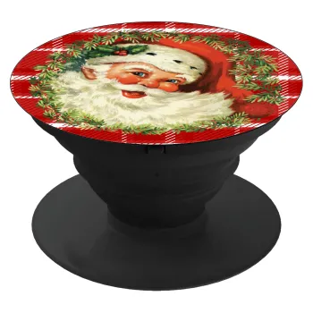 Santa Claus, Phone Holders Stand  Μαύρο Βάση Στήριξης Κινητού στο Χέρι