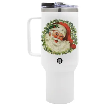 Santa Claus, Mega Tumbler με καπάκι, διπλού τοιχώματος (θερμό) 1,2L