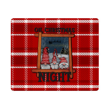 Oh Christmas Night, Mousepad rect 23x19cm
