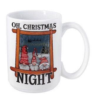 Oh Christmas Night, Κούπα Mega, κεραμική, 450ml