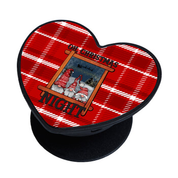 Oh Christmas Night, Phone Holders Stand  καρδιά Μαύρο Βάση Στήριξης Κινητού στο Χέρι