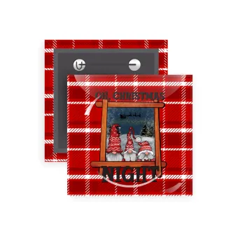 Oh Christmas Night, Κονκάρδα παραμάνα τετράγωνη 5x5cm