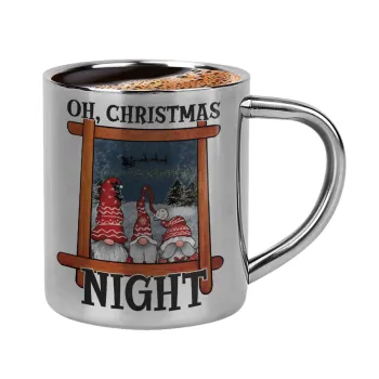 Oh Christmas Night, Κουπάκι μεταλλικό διπλού τοιχώματος για espresso (220ml)