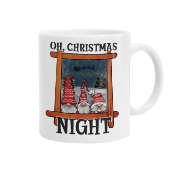 Oh Christmas Night, Κούπα, κεραμική, 330ml