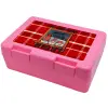 Children's cookie container PINK 185x128x65mm (BPA free plastic)