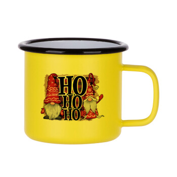 Ho ho ho, Metallic enamel MATT Yellow cup 360ml