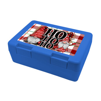 Ho ho ho, Παιδικό δοχείο κολατσιού ΜΠΛΕ 185x128x65mm (BPA free πλαστικό)