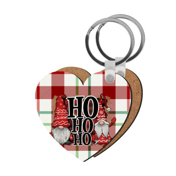 Ho ho ho, Μπρελόκ Ξύλινο καρδιά MDF