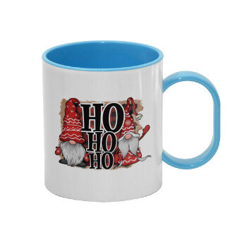 Ho ho ho, Κούπα (πλαστική) (BPA-FREE) Polymer Μπλε για παιδιά, 330ml
