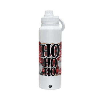 Ho ho ho, 1L Stainless Steel Thermal Bottle with Phone Holder & Double Wall Insulation