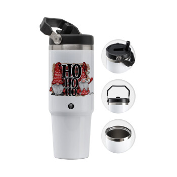Ho ho ho, 30oz stainless Steel Tumbler with Handle