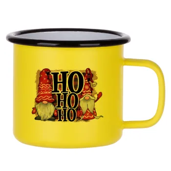 Ho ho ho, Κούπα Μεταλλική εμαγιέ ΜΑΤ Κίτρινη 360ml