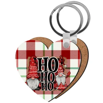 Ho ho ho, Μπρελόκ Ξύλινο καρδιά MDF