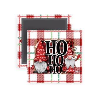 Ho ho ho, Μαγνητάκι ψυγείου τετράγωνο διάστασης 5x5cm