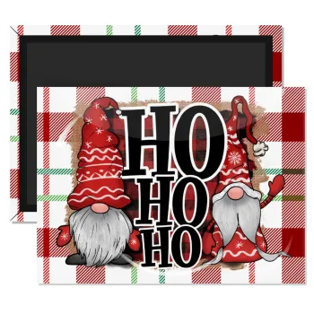 Ho ho ho, Ορθογώνιο μαγνητάκι ψυγείου διάστασης 9x6cm
