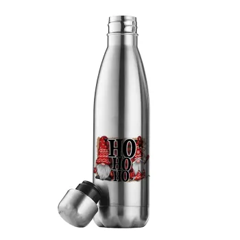 Ho ho ho, Μεταλλικό παγούρι θερμός Inox (Stainless steel), διπλού τοιχώματος, 500ml