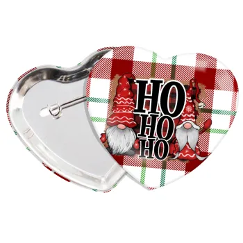 Ho ho ho, Κονκάρδα παραμάνα καρδιά (57x52mm)