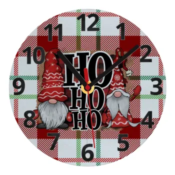 Ho ho ho, Ρολόι τοίχου γυάλινο (20cm)