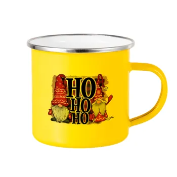 Ho ho ho, Κούπα Μεταλλική εμαγιέ Κίτρινη 360ml
