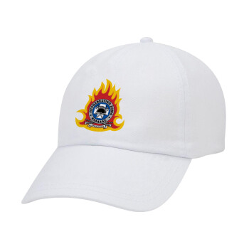 Πυροσβεστικό σώμα Ελλάδος, Καπέλο Baseball Λευκό (5-φύλλο, unisex)