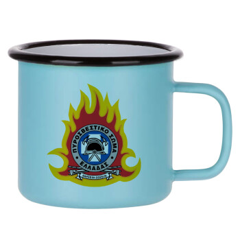 Πυροσβεστικό σώμα Ελλάδος, Κούπα Μεταλλική εμαγιέ ΜΑΤ σιέλ 360ml