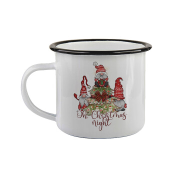 Oh Christmas Night, Κούπα εμαγιέ με μαύρο χείλος 360ml