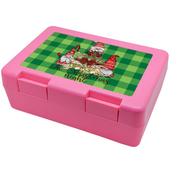 Oh Christmas Night, Children's cookie container PINK 185x128x65mm (BPA free plastic)