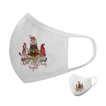Oh Christmas Night, Μάσκα υφασμάτινη υψηλής άνεσης παιδική (Δώρο πλαστική θήκη)