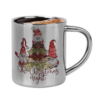 Oh Christmas Night, Double-wall metal cup for espresso (220ml)