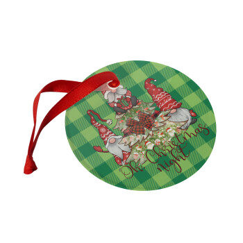 Oh Christmas Night, Στολίδι Χριστουγεννιάτικο στολίδι γυάλινο 9cm