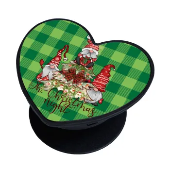 Oh Christmas Night, Phone Holders Stand  καρδιά Μαύρο Βάση Στήριξης Κινητού στο Χέρι