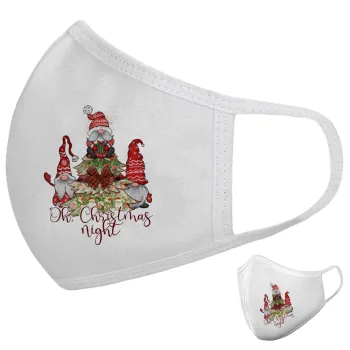 Oh Christmas Night, Μάσκα υφασμάτινη υψηλής άνεσης παιδική (Δώρο πλαστική θήκη)