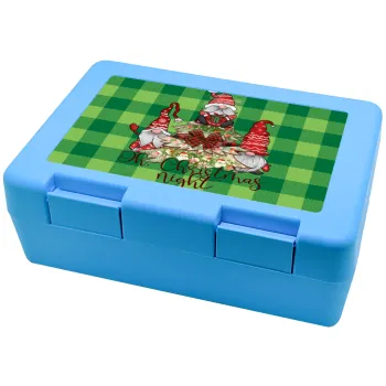 Oh Christmas Night, Παιδικό δοχείο κολατσιού ΓΑΛΑΖΙΟ 185x128x65mm (BPA free πλαστικό)