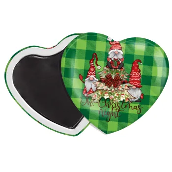 Oh Christmas Night, Μαγνητάκι καρδιά (57x52mm)