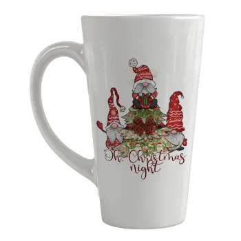 Oh Christmas Night, Κούπα κωνική Latte Μεγάλη, κεραμική, 450ml