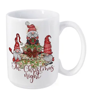Oh Christmas Night, Κούπα Mega, κεραμική, 450ml